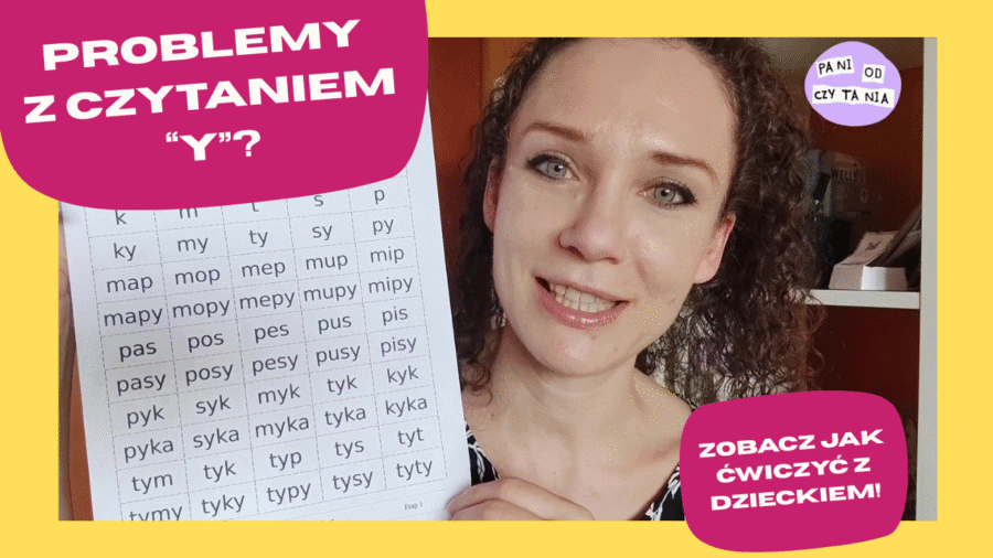 Nauka czytania – dziecko gubi lub dodaje „y” podczas czytania?