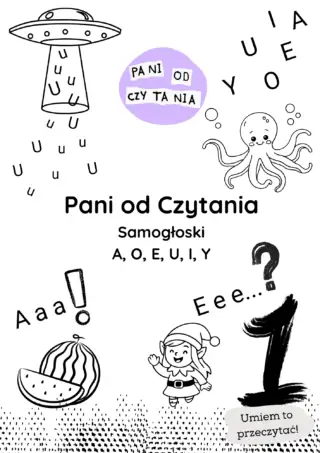 Samogłoski A, O, E, U, I, Y