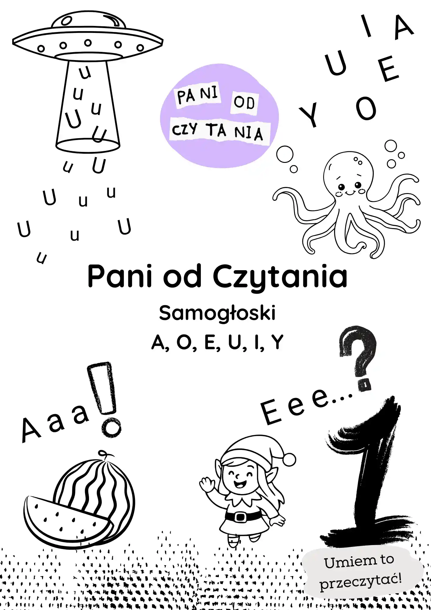 Samogłoski A, O, E, U, I, Y