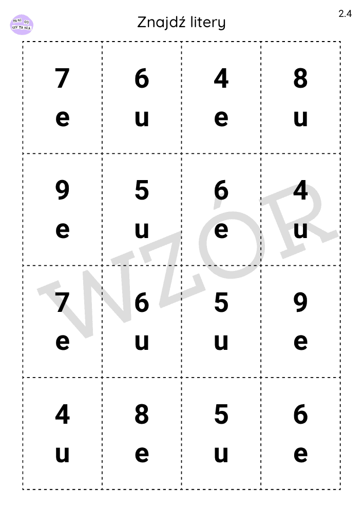 Samogłoski A, O, E, U, I, Y - obrazek 5